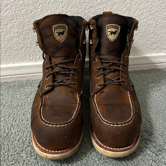 Irish Setter Wingshooter Waterproof Safety Toe Work Boots mens Size 9 EE 83630 - Picture 2 of 8
